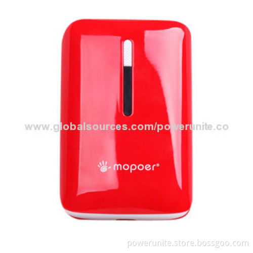 Mobile Power Bank/Backup Battery Charger for Apple Devices with 6,600mAh Capacity
